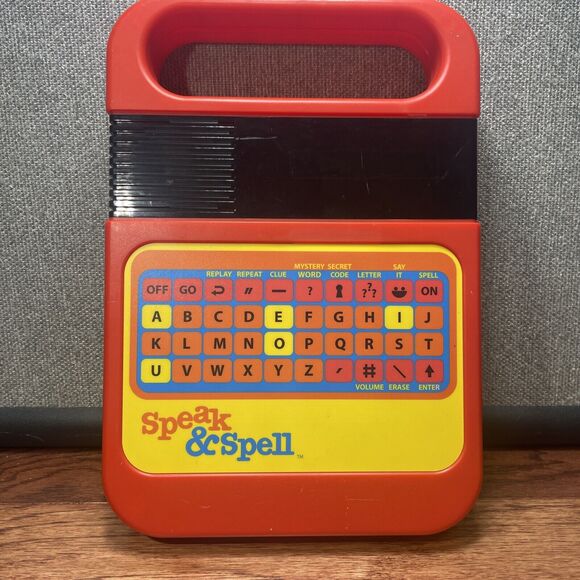 Vintage Speak & Spell Electronic Learning Game 09624 Kahootz Tested Works Great - Picture 1 of 5